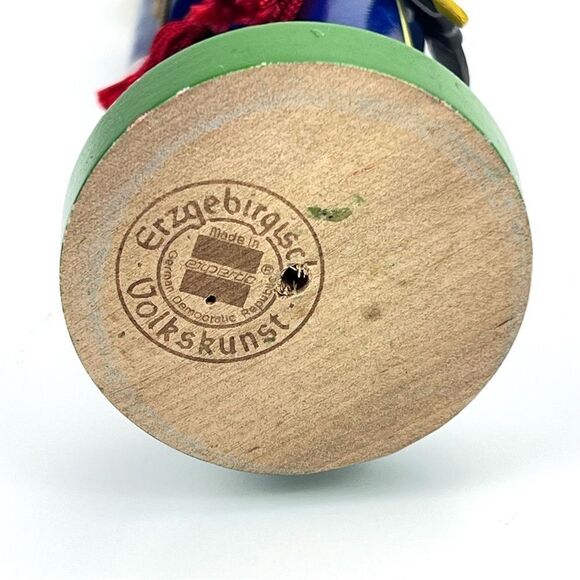 Vintage Classic Erzgebirge 11" Wooden Soldier Nutcracker Made In Germany - Picture 6 of 11